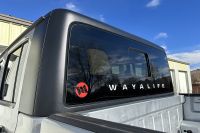 WAYALIFE Decal - Gladiator Rear Window (Text Only)